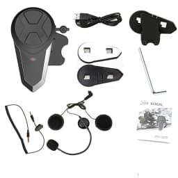 BT-S3NS Motorcycle Helmet Intercom Moto Helmet BT5.0 Headset Waterproof Intercomunicador BT Interphone FM