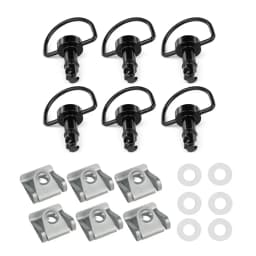 For DUCATI MV Agusta Aprilia Yamaha R1 R6 Honda 17mm Universal Quick Release Fasteners D-RING 1/4 Turn Rivet Fairing Bolts Studs