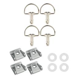 For DUCATI MV Agusta Aprilia Yamaha R1 R6 Honda 17mm Universal Quick Release Fasteners D-RING 1/4 Turn Rivet Fairing Bolts Studs