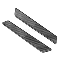 Motorcycle Reflector Hard Saddlebag Latch Covers ABS Plastic For Harley Touring Road King Road Glide Street Glide 2014-up