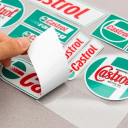 Castrol Oils Racing Sponsor Motorcycle Stickers Bike Helmet Decals Laminated Set for Suzuki Honda Kawasaki Ducati Yamaha Vespa