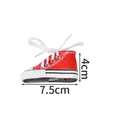 1pc Funny Motorcycle Bicycle Shoe Shape Foot Support Side Tripod Cover Motor Electric Vehicle Bike Kickstand Mini Canvas Shoes