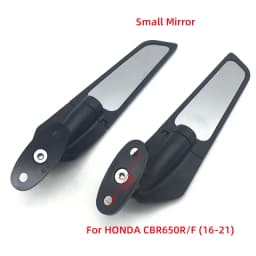 For Honda CBR650R F CBR1000RR CBR600RR CBR 250R 300R 400RR 500R Motorcycle Mirror Modified Wind Wing  Rotating Rearview Mirror