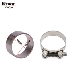 For Suzuki Bandit GSF600 GSF650 GSF1200 GSF1250 GSF 600 650 1200 1250 Motorcycle Exhaust pipe Clamp & COLLECTOR BOX Gasket Seal