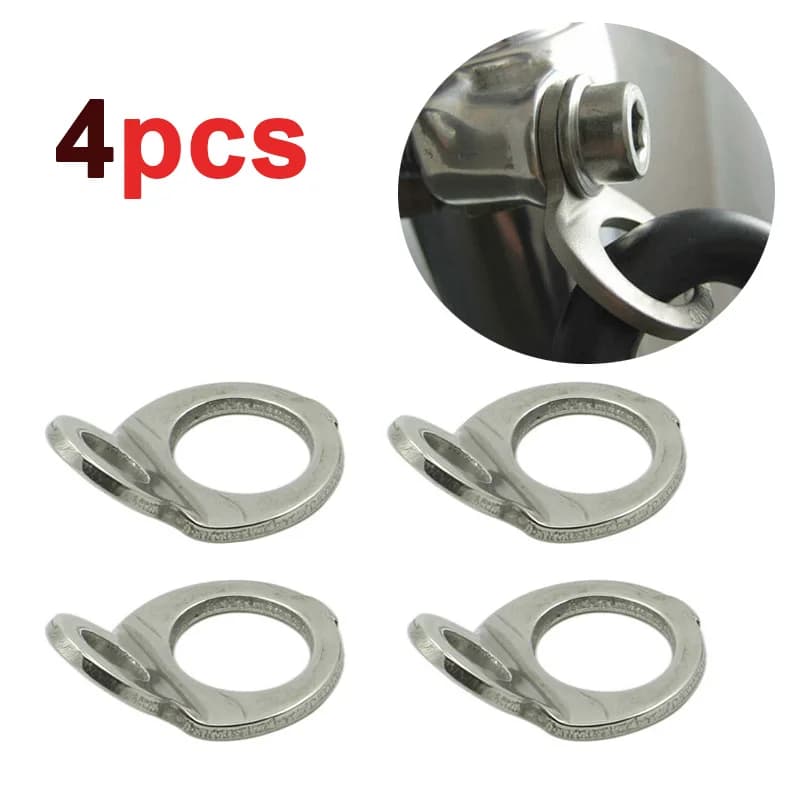 4X Strong Motorcycle Tie Down Strap Rings Stainless Steel For Motorcross/Dirt Bike/ATV/UTV Etc 8/18mm Motorcycle Accessories
