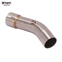 Motorcycle Exhaust Modified 51mm Muffler Moto Escape Moto Connecting Middle Link Pipe Slip On For SUZUKI SV650 SV 650 2003-2015