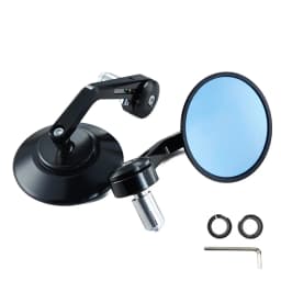 For Royal Enfield Bullet/Meteor/Classic 350 500 Interceptor 650 CNC Motorcycle Bar End Mirrors Retro Handlebar Tip Rearview