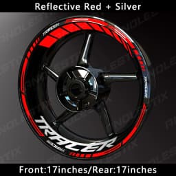AnoleStix Reflective Motorcycle Wheel Sticker Hub Decal Rim Stripe Tape For YAMAHA TRACER7 TRACER9 TRACER7GT TRACER9GT
