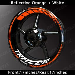 AnoleStix Reflective Motorcycle Wheel Sticker Hub Decal Rim Stripe Tape For YAMAHA TRACER7 TRACER9 TRACER7GT TRACER9GT