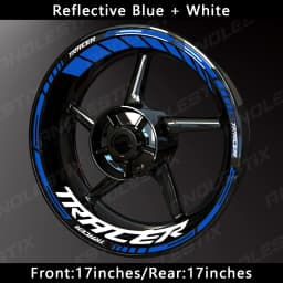 AnoleStix Reflective Motorcycle Wheel Sticker Hub Decal Rim Stripe Tape For YAMAHA TRACER7 TRACER9 TRACER7GT TRACER9GT