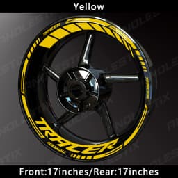 AnoleStix Reflective Motorcycle Wheel Sticker Hub Decal Rim Stripe Tape For YAMAHA TRACER7 TRACER9 TRACER7GT TRACER9GT
