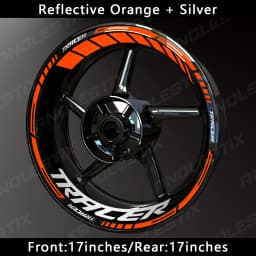 AnoleStix Reflective Motorcycle Wheel Sticker Hub Decal Rim Stripe Tape For YAMAHA TRACER7 TRACER9 TRACER7GT TRACER9GT