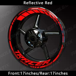 AnoleStix Reflective Motorcycle Wheel Sticker Hub Decal Rim Stripe Tape For YAMAHA TRACER7 TRACER9 TRACER7GT TRACER9GT