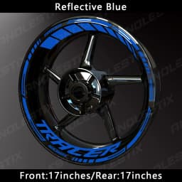 AnoleStix Reflective Motorcycle Wheel Sticker Hub Decal Rim Stripe Tape For YAMAHA TRACER7 TRACER9 TRACER7GT TRACER9GT