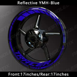 AnoleStix Reflective Motorcycle Wheel Sticker Hub Decal Rim Stripe Tape For YAMAHA TRACER7 TRACER9 TRACER7GT TRACER9GT