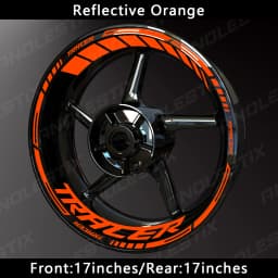 AnoleStix Reflective Motorcycle Wheel Sticker Hub Decal Rim Stripe Tape For YAMAHA TRACER7 TRACER9 TRACER7GT TRACER9GT
