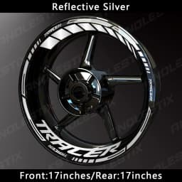 AnoleStix Reflective Motorcycle Wheel Sticker Hub Decal Rim Stripe Tape For YAMAHA TRACER7 TRACER9 TRACER7GT TRACER9GT