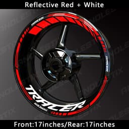 AnoleStix Reflective Motorcycle Wheel Sticker Hub Decal Rim Stripe Tape For YAMAHA TRACER7 TRACER9 TRACER7GT TRACER9GT