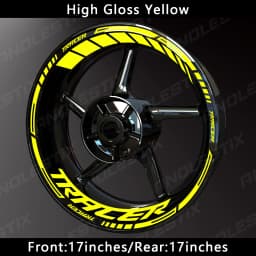 AnoleStix Reflective Motorcycle Wheel Sticker Hub Decal Rim Stripe Tape For YAMAHA TRACER7 TRACER9 TRACER7GT TRACER9GT
