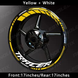 AnoleStix Reflective Motorcycle Wheel Sticker Hub Decal Rim Stripe Tape For YAMAHA TRACER7 TRACER9 TRACER7GT TRACER9GT