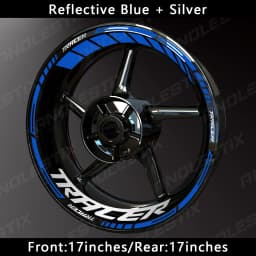 AnoleStix Reflective Motorcycle Wheel Sticker Hub Decal Rim Stripe Tape For YAMAHA TRACER7 TRACER9 TRACER7GT TRACER9GT