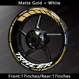 AnoleStix Reflective Motorcycle Wheel Sticker Hub Decal Rim Stripe Tape For YAMAHA TRACER7 TRACER9 TRACER7GT TRACER9GT
