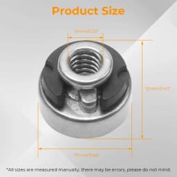 Motorcycle Rear Fender Seat Nut Kit for Harley Sportster Street Bob Softail 1996-2017 Mount Nut Bolt Quick Release Aluminum