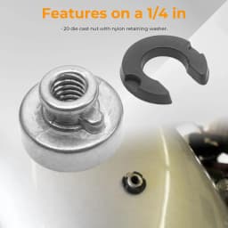 Motorcycle Rear Fender Seat Nut Kit for Harley Sportster Street Bob Softail 1996-2017 Mount Nut Bolt Quick Release Aluminum