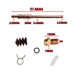 PIAGGIO 125 Carburetor rebuild kit Diaphragm slide membrane BYQ125T carb accessories