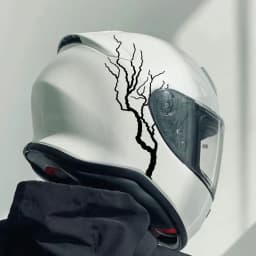 1Pair Creative Lightning Motorcycle Stickers for DIY Scooter Fuel Tank Side Panel Racing Helmet Covers Scratches Vinyl Decals