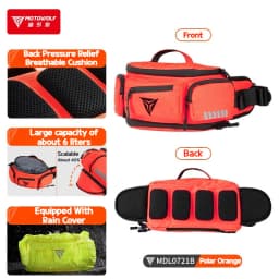 Motowolf Waterproof Motorcycle Waist Bag Multifunctional Outdoor Motocross Cycling Pack Anti-Splash Premium Oxford Cloth