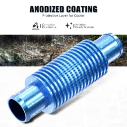 NICECNC For Yamaha Raptor 700 Oil Cooler 17 Fins For Yamaha Banshee 350 For Honda For Kawasaki For Suzuki LTZ400 Universal ATV