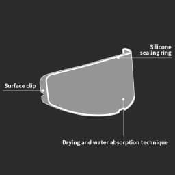 Anti fog film for LS2 ff808 Ff808 FF808 Motorcycle Helmet Lens Visors lens Anti fog sticker Helmet Accessories