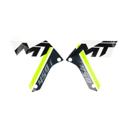For CFMOTO 450MT MT450 450 MT Motorcycle Sticker Radiator Cover Stickers Headlight Panel Guard Plate Decal ABS Decorative Paster