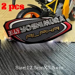For Yoshimura Dirt Bike Exhaust 3D Sticker Motorcycle Accessories DB Killer Muffler Escape R1 R6 GP Alpha AT2 R77 R11 51MM 150CC