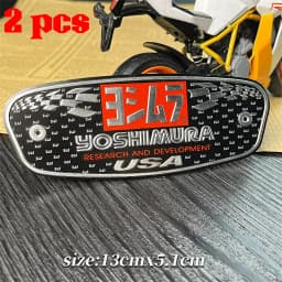 For Yoshimura Dirt Bike Exhaust 3D Sticker Motorcycle Accessories DB Killer Muffler Escape R1 R6 GP Alpha AT2 R77 R11 51MM 150CC