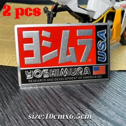 For Yoshimura Dirt Bike Exhaust 3D Sticker Motorcycle Accessories DB Killer Muffler Escape R1 R6 GP Alpha AT2 R77 R11 51MM 150CC