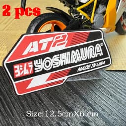 For Yoshimura Dirt Bike Exhaust 3D Sticker Motorcycle Accessories DB Killer Muffler Escape R1 R6 GP Alpha AT2 R77 R11 51MM 150CC
