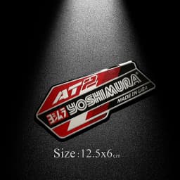 For Yoshimura Dirt Bike Exhaust 3D Sticker Motorcycle Accessories DB Killer Muffler Escape R1 R6 GP Alpha AT2 R77 R11 51MM 150CC