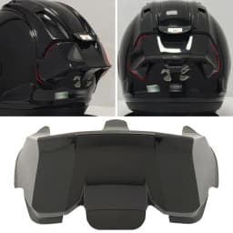 Motorcycle Rear Helmet Spoiler Rear Trim Helmet Spoiler Motorcycle Helmet Accessories For Arai RX-7X RX7X VZ-Ram RX7V RX7