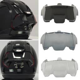 Motorcycle Rear Helmet Spoiler Rear Trim Helmet Spoiler Motorcycle Helmet Accessories For Arai RX-7X RX7X VZ-Ram RX7V RX7