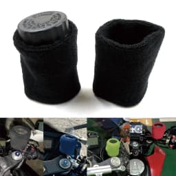 Universal Motorcycle Front Fluid Oil Brake Reservoir Sock For Honda CBR Ducati Kawasaki Ninja Yamaha YZF KTM Suzuki GSXR Triumph