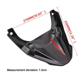 Black Color Front Wheel Fender For Yamaha MT-09 FJ09 MT09 Tracer 900 GT 2015-2018 Beak Nose Cone Extension Cover