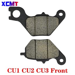 XCMT Electric Motorcycle Accessories Front Rear Brake Pads For Super Soco CU1 CU2 CU3 TS TC-MAX Pro TS RU CU-MINI Original Parts