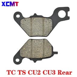XCMT Electric Motorcycle Accessories Front Rear Brake Pads For Super Soco CU1 CU2 CU3 TS TC-MAX Pro TS RU CU-MINI Original Parts