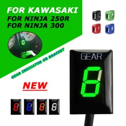 For Kawasaki Ninja 300 250R 250 R Ninja250R Motorcycle Accessories Gear Indicator Gear Counter Display Speed Report Indicator