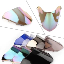 Motorcycle Double Bubble Windshield Deflector Protector Wind Screen For Honda CBR1000RR CBR 1000RR 1000 RR 2004 - 2005 2006 2007