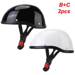 Motorcycle Helmet MTB Bike Unisex Cycling Safety Protector Half Face Type Retro Vintage Ultralight Fashion Motorbike Accessories
