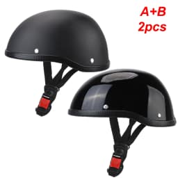 Motorcycle Helmet MTB Bike Unisex Cycling Safety Protector Half Face Type Retro Vintage Ultralight Fashion Motorbike Accessories