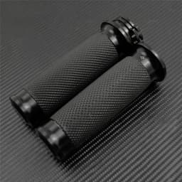 Motorcycle Universal 1"25mm Handle Bar Hand Grips Black For Harley Touring Road King Dyna VRSC Sportster XL 883 1200 XR Softail